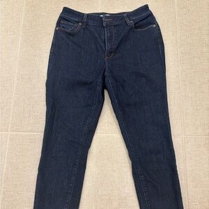 LOFT High Rise Dark Blue Women's Jeans